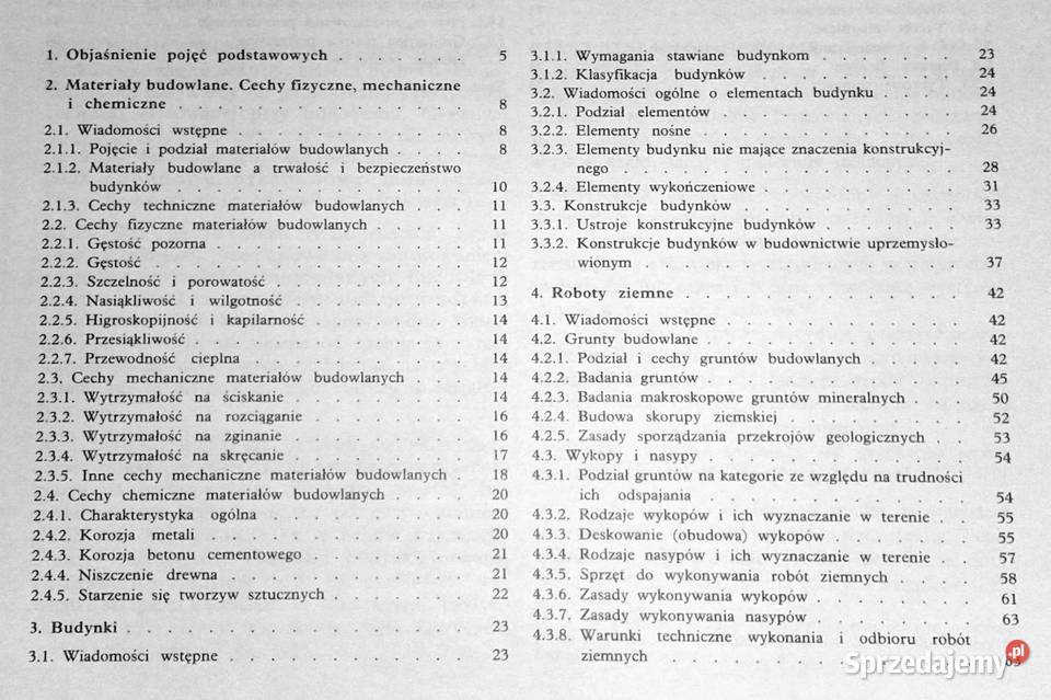 Technologia budownictwa 1 A Dębowski K Łącki J miękka Pozostałe