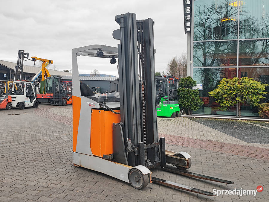 Wózek widłowy elektryczny reach truck Still Kęty