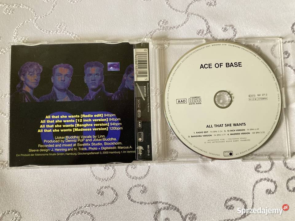 Płyta Cd Single Ace Of Base All That She Wants Czerwionka-Leszczyny