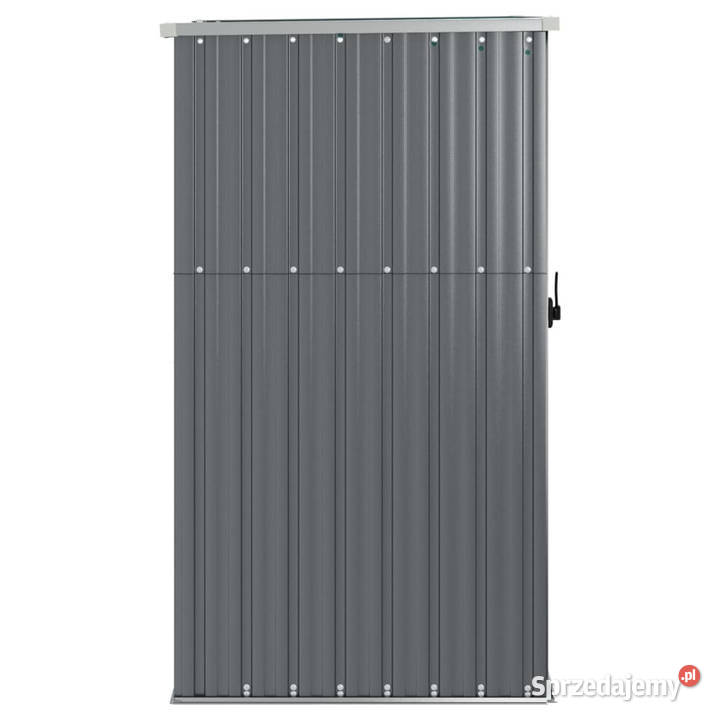 Szopa ogrodowa szara 88x89x161 stal