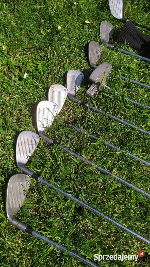 Zestaw kije golfowe torba i wózek trzy kołowy na Biała Podlaska