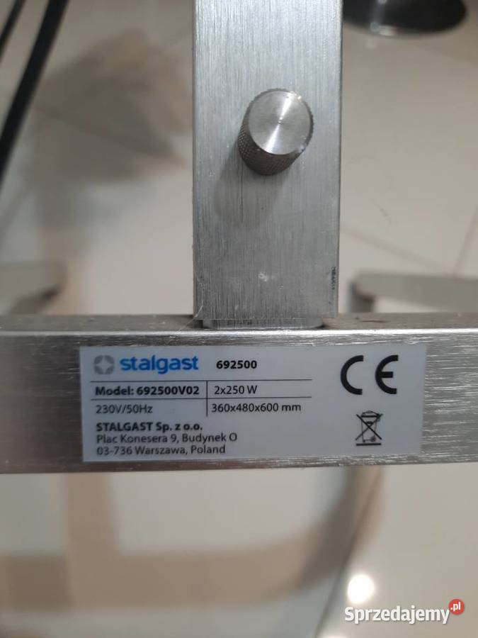 Stalgast Lampa do podgrzewania potraw Jadowniki