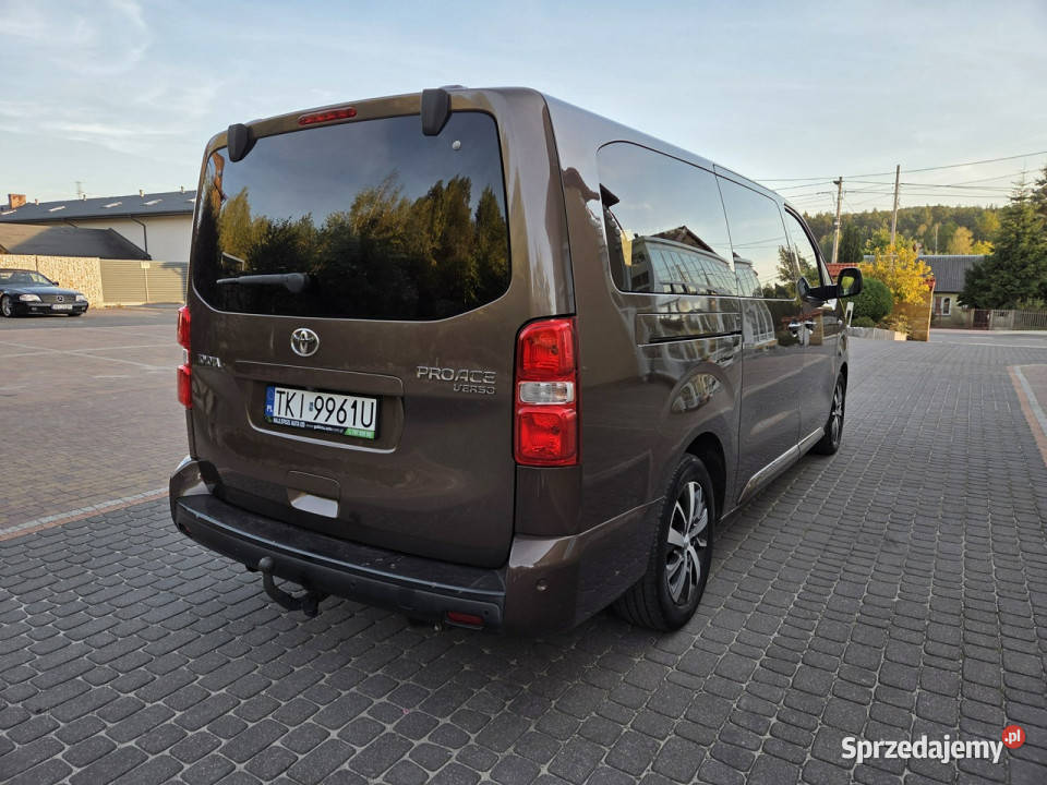 Toyota Proace Verso 20 D 177 Long Bezwypadek elektrochrom. lusterko wst. świętokrzyskie Zagnańsk