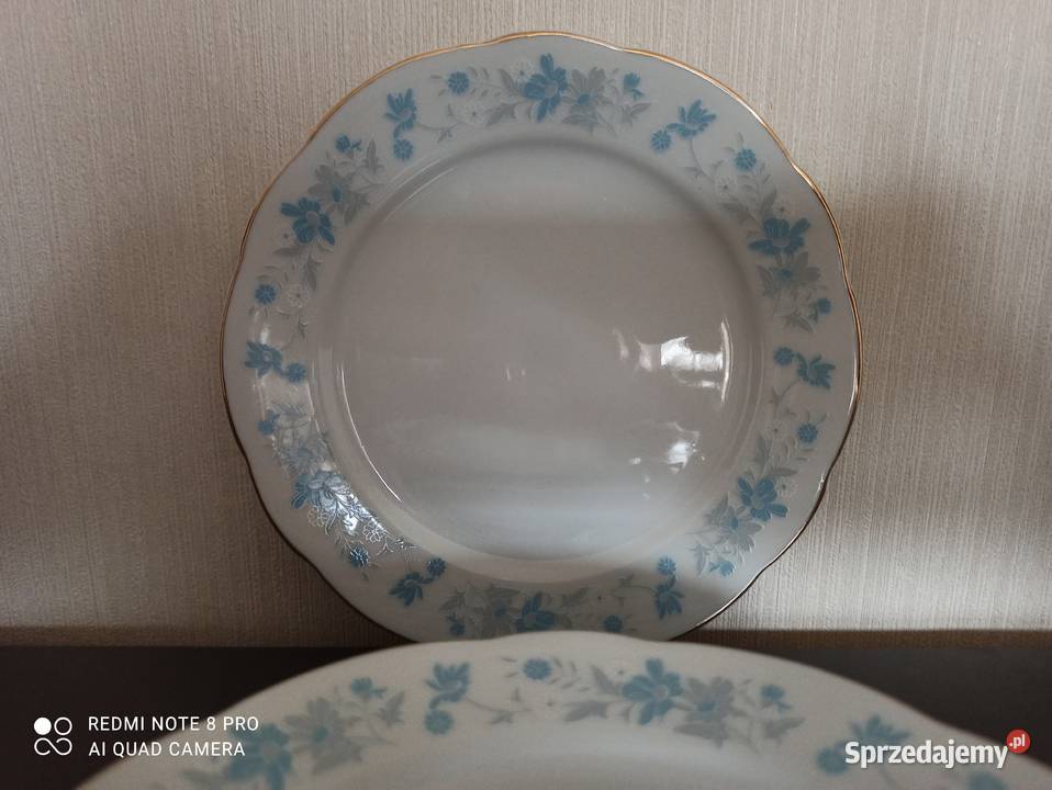 Talerze porcelanowe PRL 6 Białystok