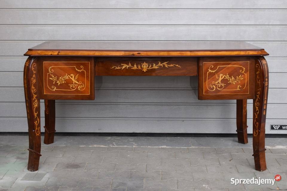 Drewniane Biurko Art Deco Stół Gabinet Salon sprzedam