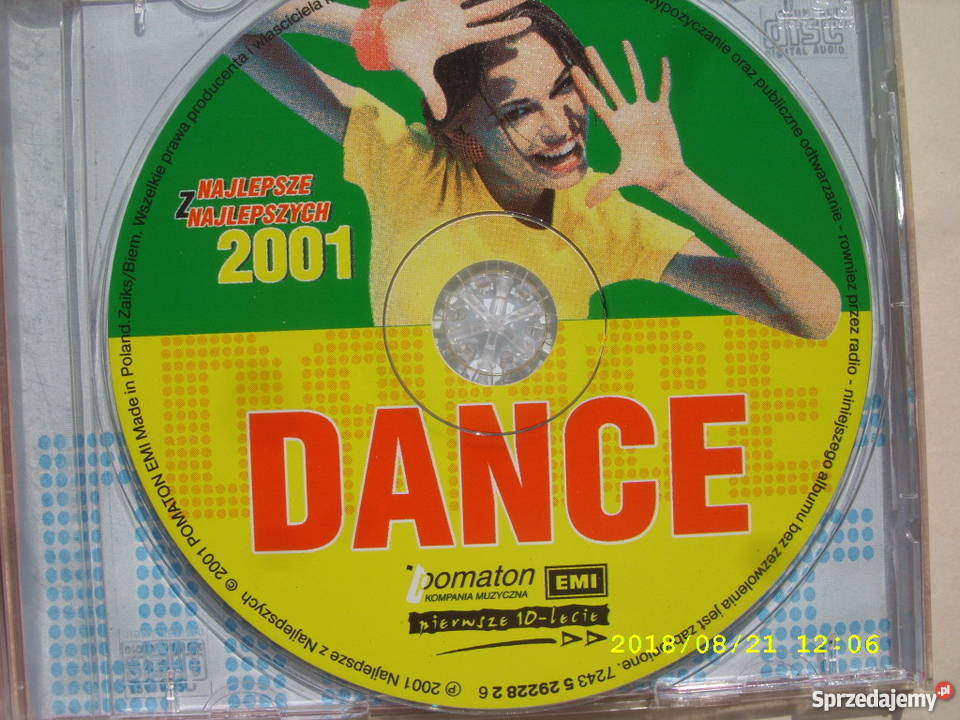 CD dance DANCENAJLEPSZE 2001