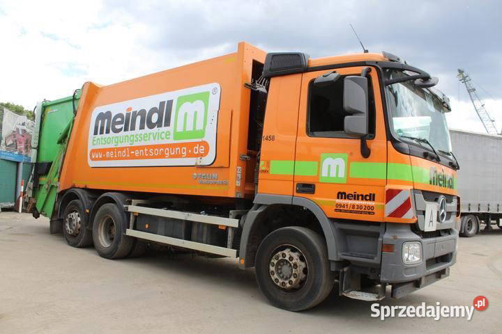 Smieciarka Faun Variopres Mercedes tez Leasing Warszawa