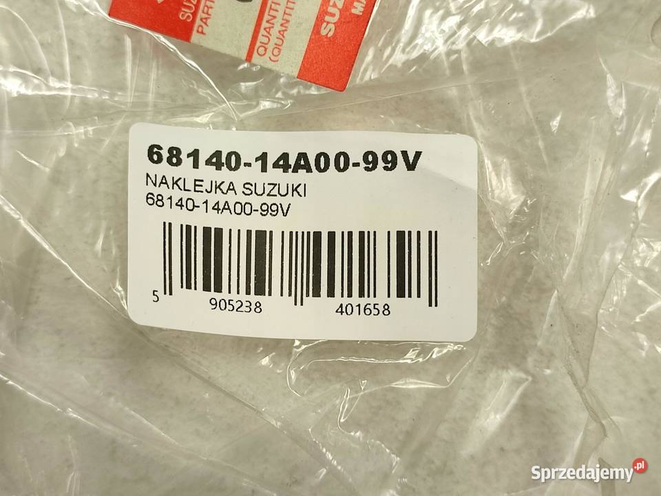 NAKLEJKA NA LEWY BOCZEK SUZUKI DR500S 19861988 sprzedam