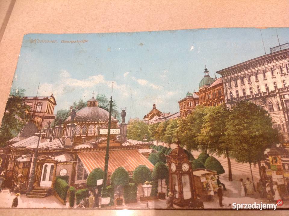 Stara Pocztówka Kolorowa HANNOVER 1912 Nowa Sól
