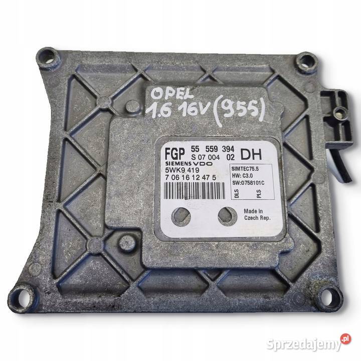 Opel Astra III H 16 16V STEROWNIK SILNIKA osobowe