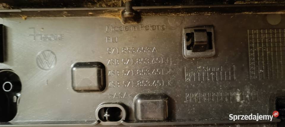 VW TIGUAN III GRILL ATRAPA CHŁODNICY ZDERZAKA Atrapy Lubin