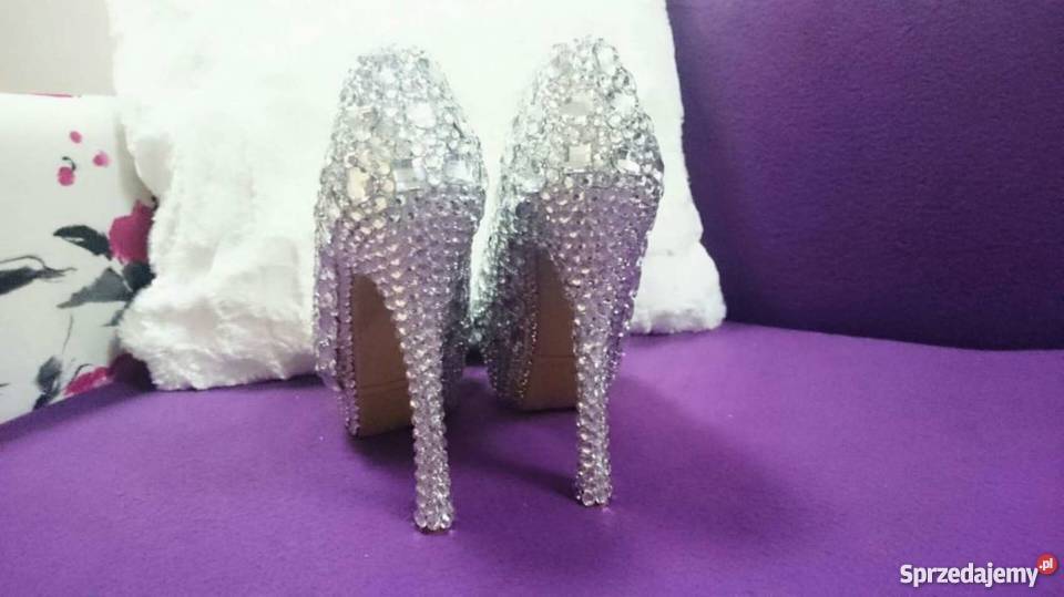 Buty ślubne szpilki sexy niepowtarzalne z USA Rozmiar 38 Mińsk Mazowiecki sprzedam