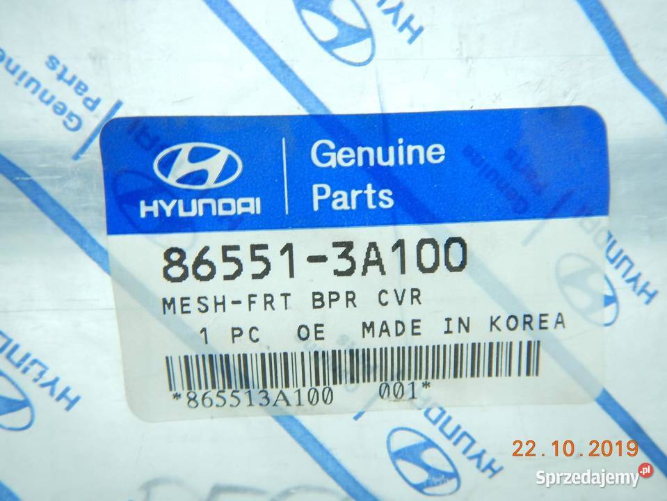 KRATKA ZDERZAKA PRZÓD HYUNDAI TRAJET 9908 ASO