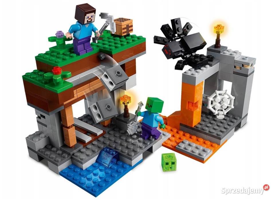 LEGO Minecraft 21166 Opuszczona kopalnia Łódź