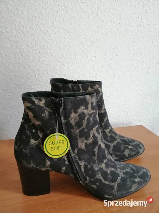 Paul Green botki panterka skóra naturalna Made inna Zgorzelec sprzedam