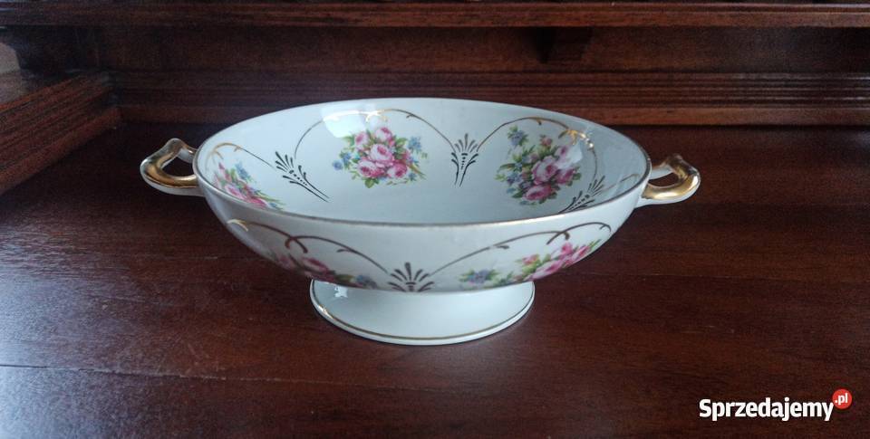 Patera różyczki w złotych kasetonach wewnątrz i pomorskie Gdańsk