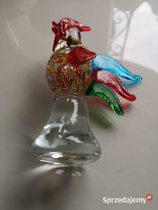 Szklana figurka Kogut w stylu Murano kujawsko-pomorskie sprzedam