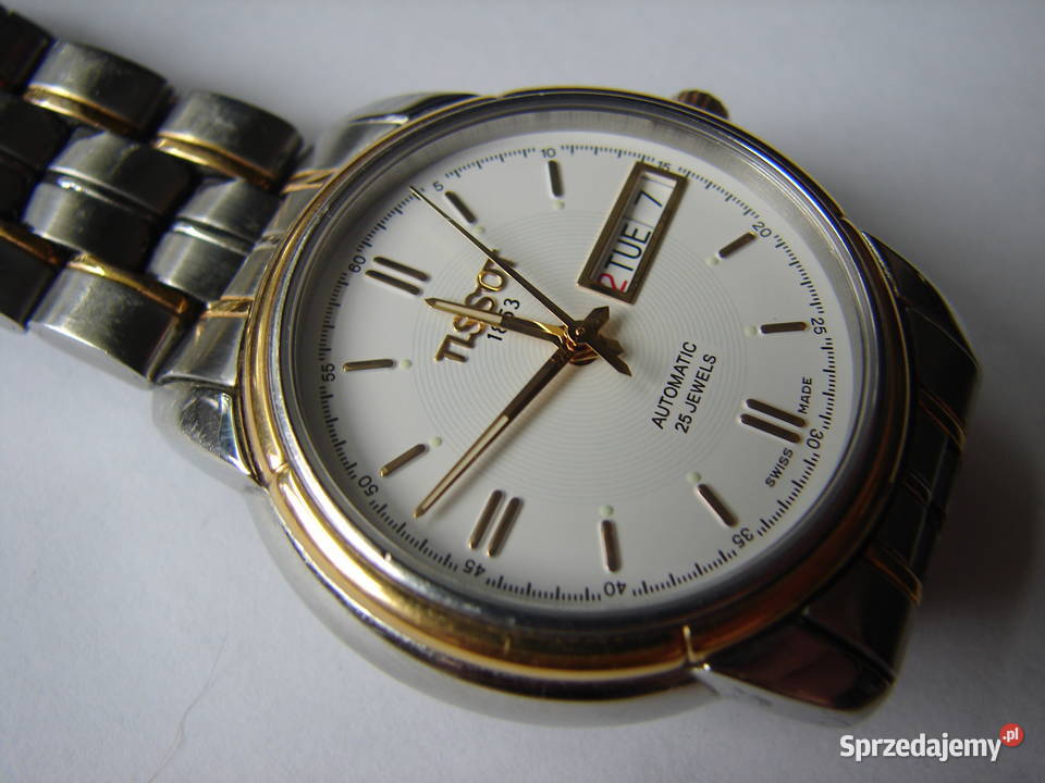 Tissot automatic 25 jewels elegancki zegarek
