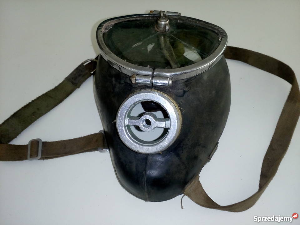 Stara unikatowa maska przeciwgazowa Pozostałe