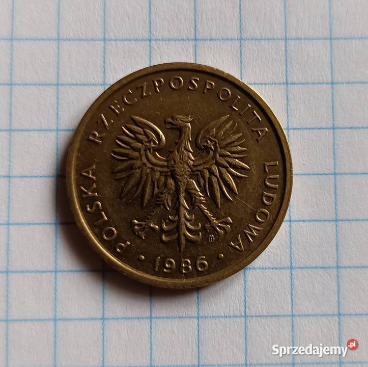 5 ZŁOTYCH 1986 POLSKA Piszczac sprzedam