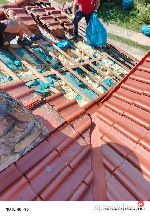 Naprawa ocieplenia dachu Wdmuchiwanie celulozy podkarpackie Dębica