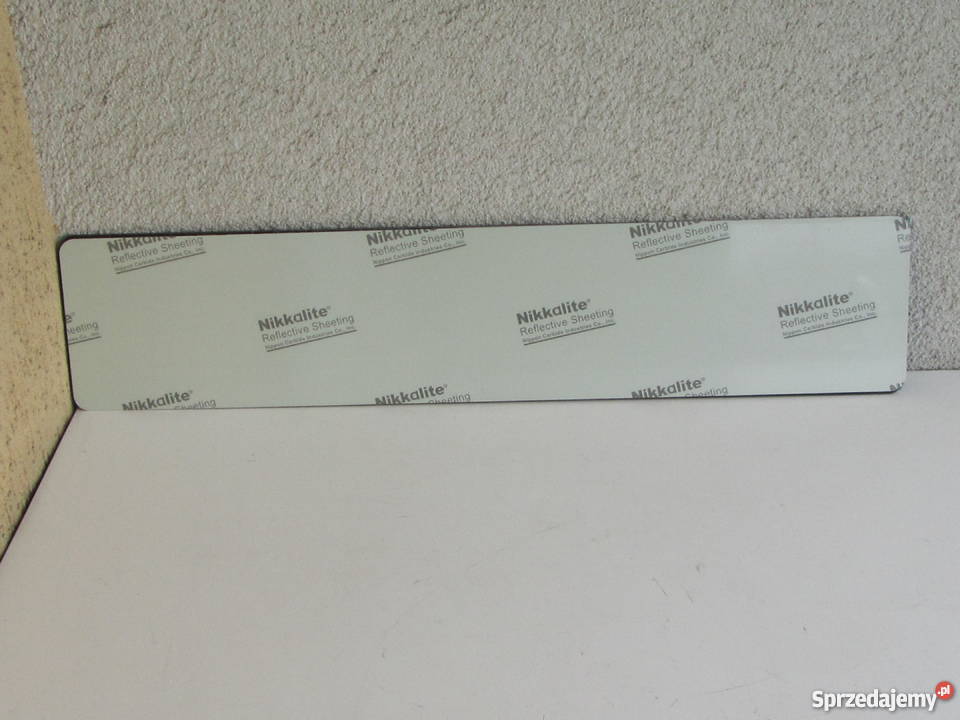 Tablica rejestracyjna irlandzka plastykowa nowa Olecko