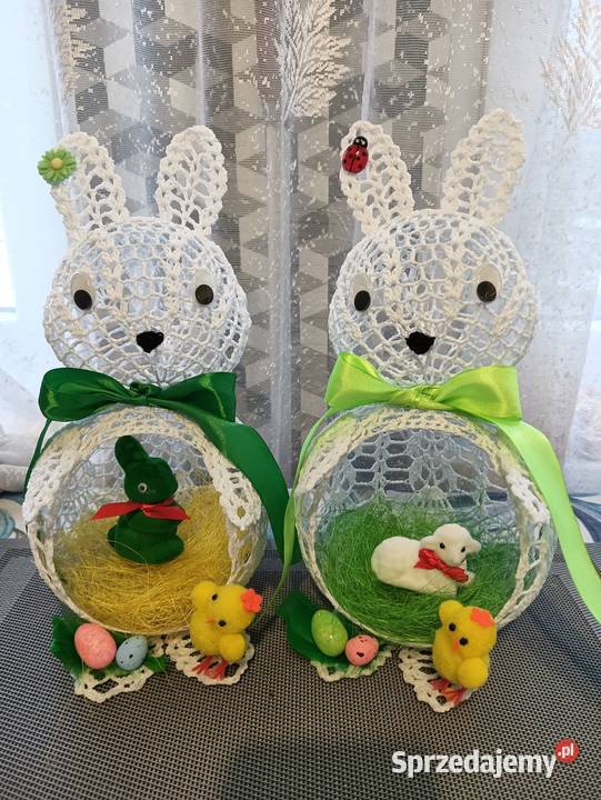 Zając Wielkanocny na szydełku Lublin