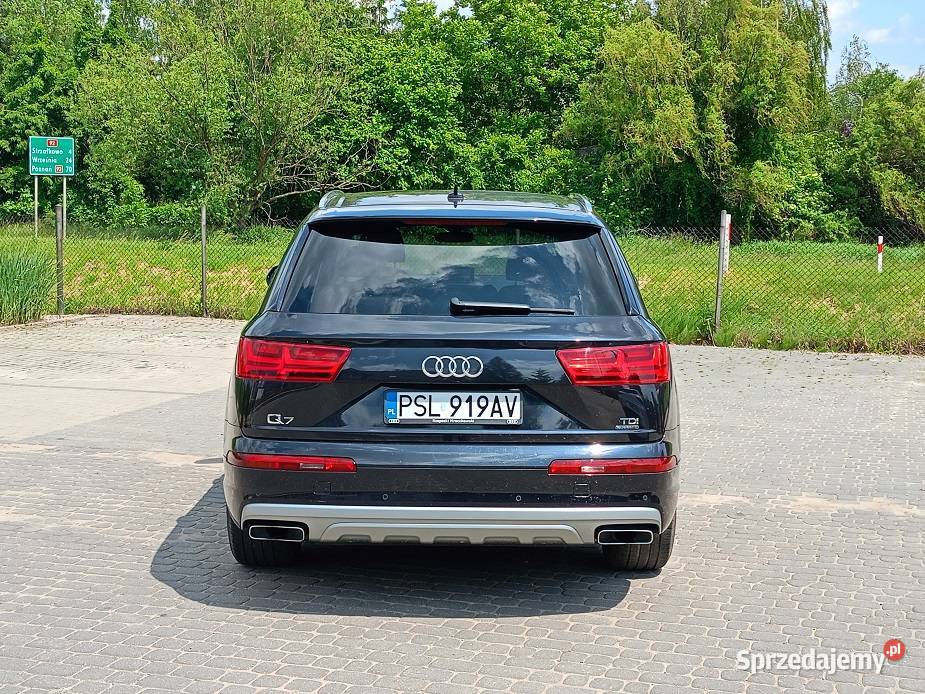 Audi Q7 30 TDI Quattro FULL LED Sóra Navi Salon komputer pokładowy Słupca