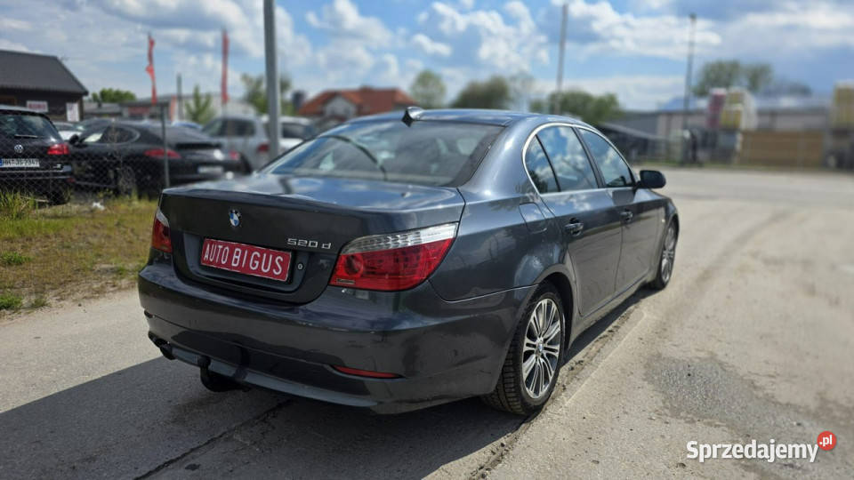 BMW 520 Lift Navi zrejestrowana E60 20032010 Sedan / Limuzyna pomorskie Lębork
