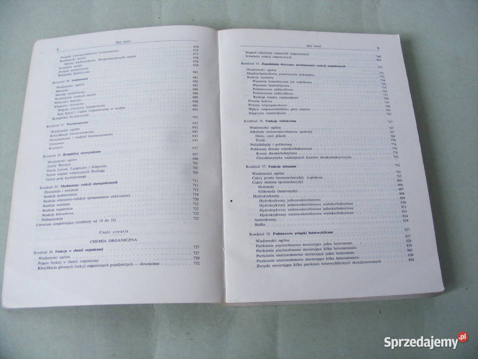 Chemia ogólna 2 Amiel Chemia organiczna Nyrek Rok wydania 1975 Oborniki Śląskie