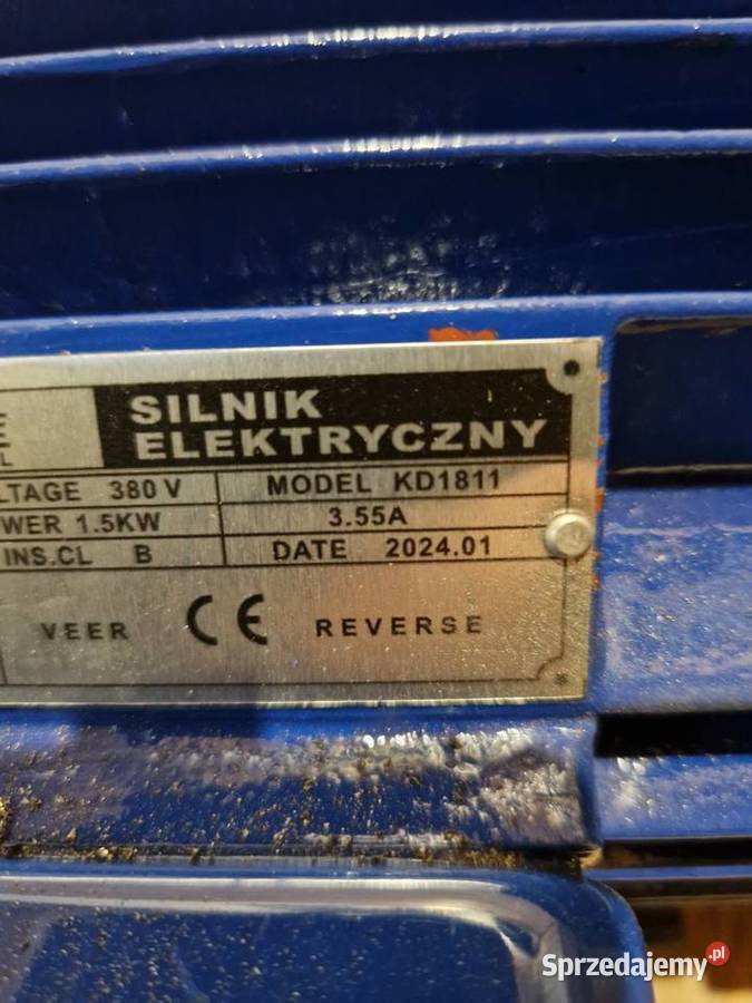 SILNIK ELEKTRYCZNY 3 FAZOWY 1500W 380V 1400RPM Głogowa