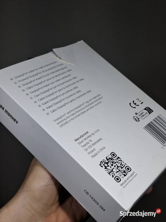 Kabel Silver Monkey DisplayPort HDR 3metry Kraków