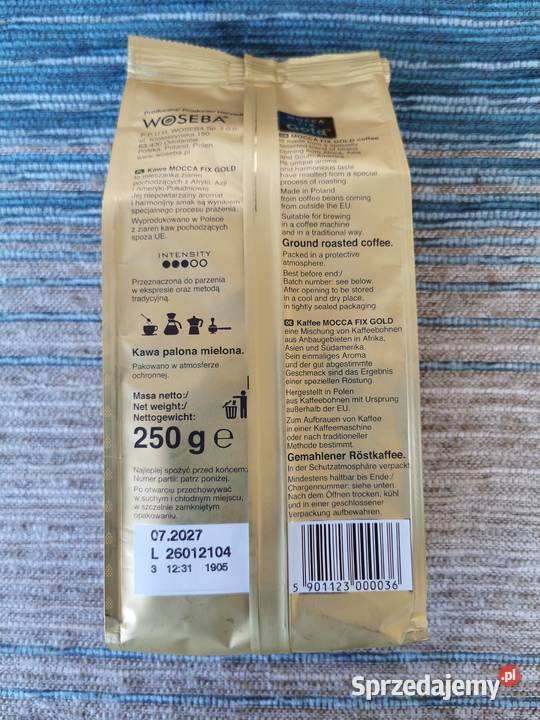 Woseba Mocca Fix Gold 250 g Kawa mielona Kraków
