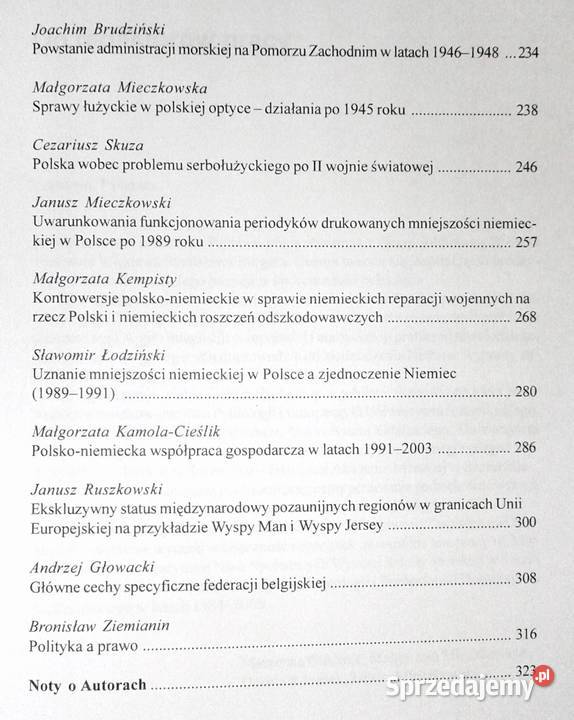 Niemcy w integrującej się Europie XX wieku M lubelskie