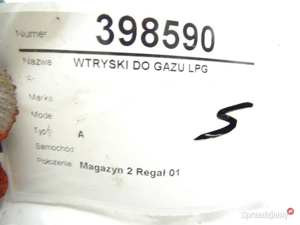 WTRYSKI DO GAZU LPG 67R017064 WTRYSK GAZU GAZOWY