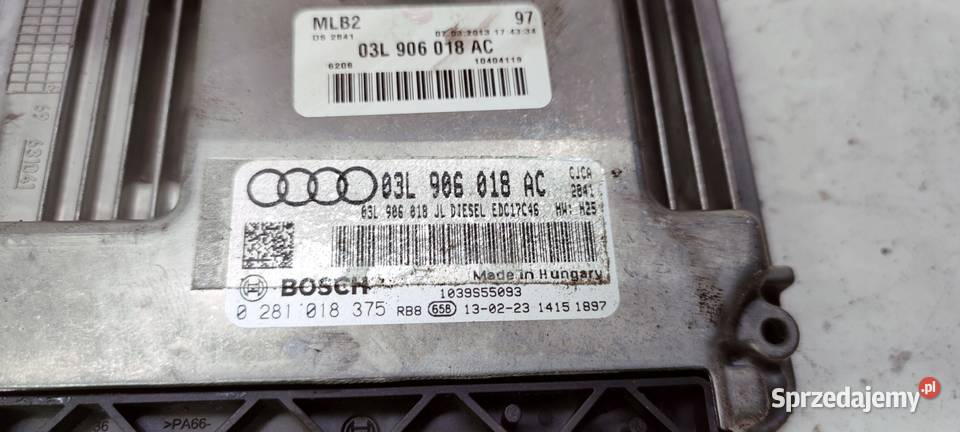 KOMPUTER STEROWNIK SILNIKA AUDI A4 A5 Przystajń