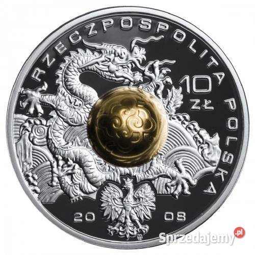 moneta Polska 10 złotych 2008 Pekin 554 Warszawa