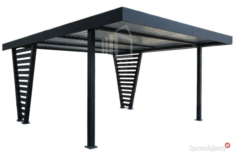 Carport V PREMIUM 48x5m Wypełnienie panelami samodzielny