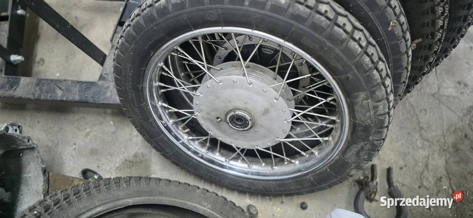 Kompletne koła KMZ m72K750 do 63r płaskie Pułtusk