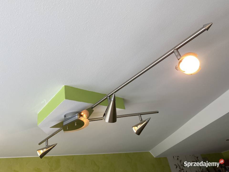 Nowoczesny żyrandol z 4 punktami LED halogen Sosnowiec