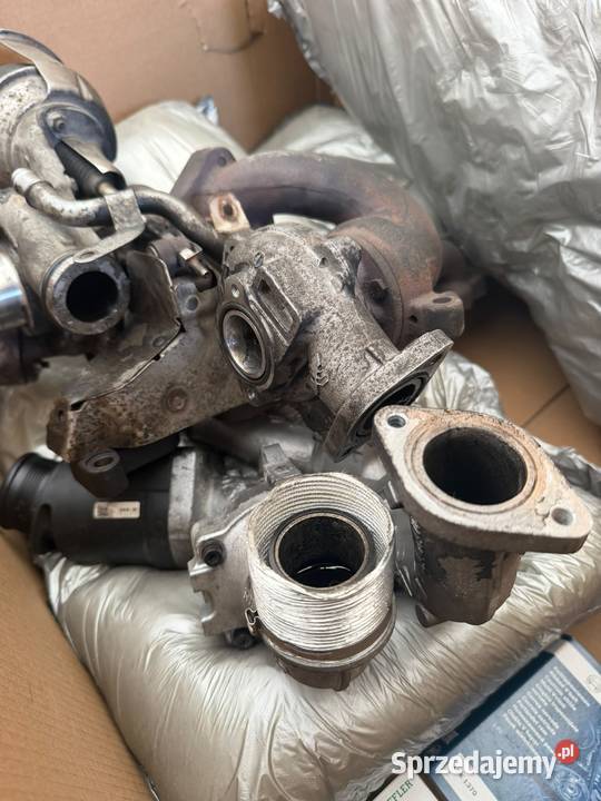 2 turbosprężarki BiTurbo z kolektorem VW Bieruń