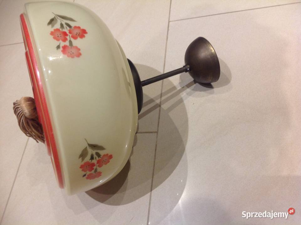 Piękna Lampa Sufitowa Pokojowa Ręcznie Malowana Pozostałe Nowa Sól