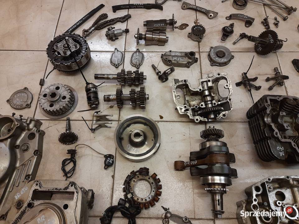 Suzuki DR 650 silnik części dr 650 wał skrzynia Jelenia Góra