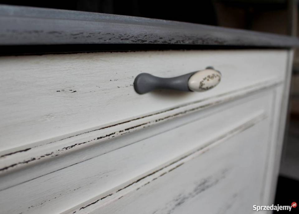 Szafka skrzynia na buty shabby chic vintage Szafy, regały, półki Płock