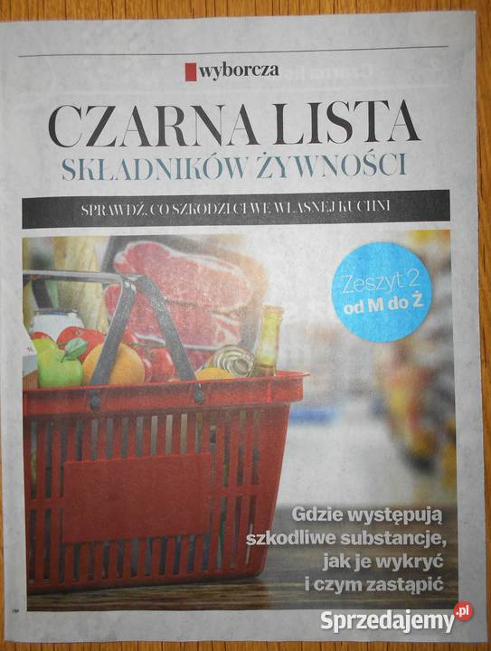 Czarna lista składników żywności z 2 Gazeta Kultura i Rozrywka