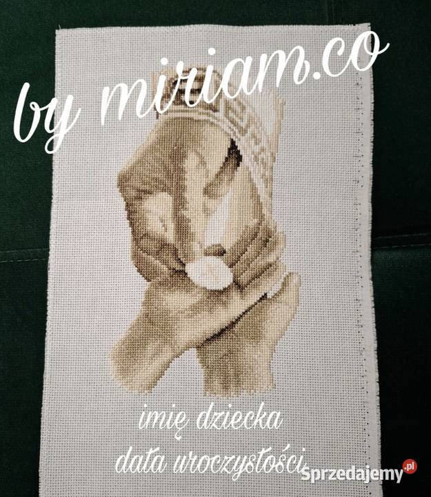 komunia pamiatka haft śląskie
