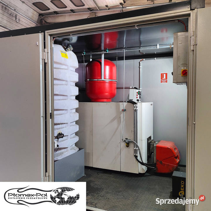 Mobilna Kotłownia Kontenerowa 250 kW Olej Radomsko