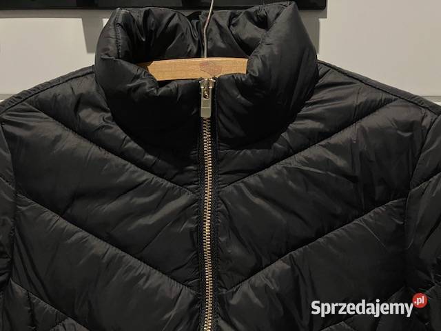 czarna kurtka pikowana xxs 32 stójka kołnierz Toruń sprzedam