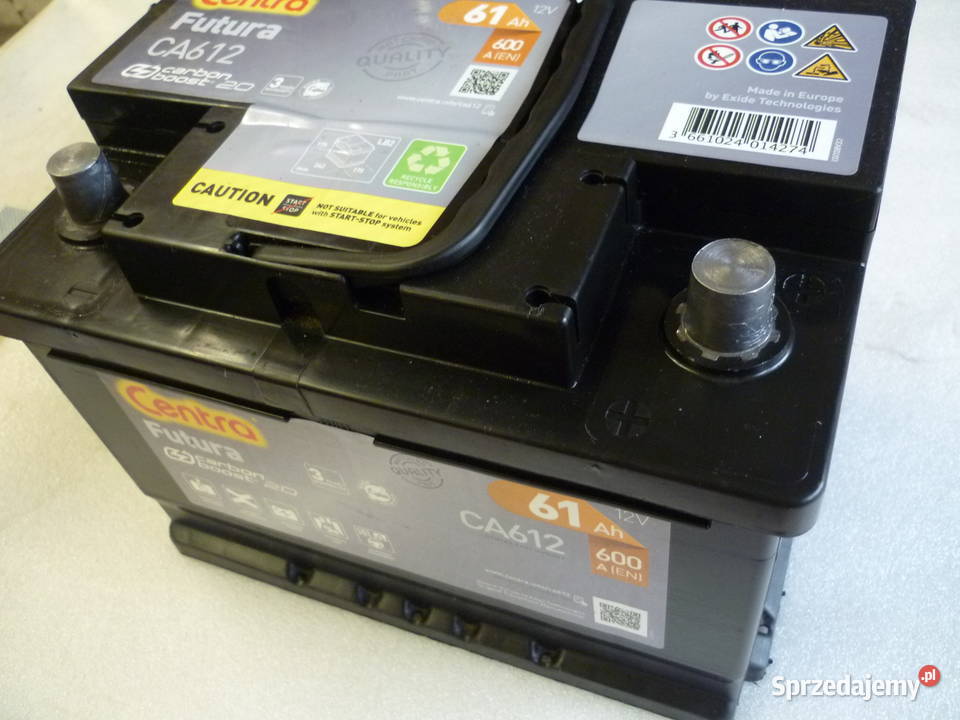 Akumulator CENTRA FUTURA 61AH używany stan Szczodrochowo