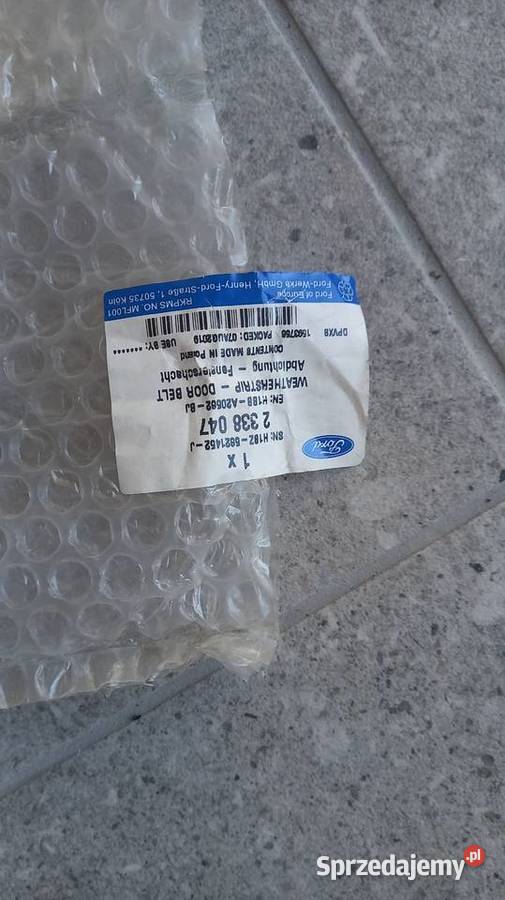 Listwa drzwi Ford Fiesta Mk8 Titanium Kórnik